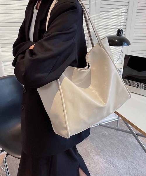 NANEA（ナネア）の「トートバッグ（トートバッグ・レディース・アイボリー/ブラウン/ブラック/グリーン・フリー）」の19枚目の写真