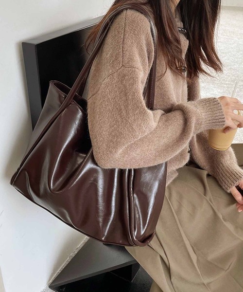 NANEA（ナネア）の「トートバッグ（トートバッグ・レディース・アイボリー/ブラウン/ブラック/グリーン・フリー）」の7枚目の写真