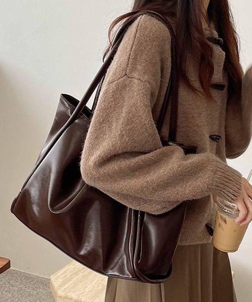 NANEA（ナネア）の「トートバッグ（トートバッグ・レディース・アイボリー/ブラウン/ブラック/グリーン・フリー）」の22枚目の写真