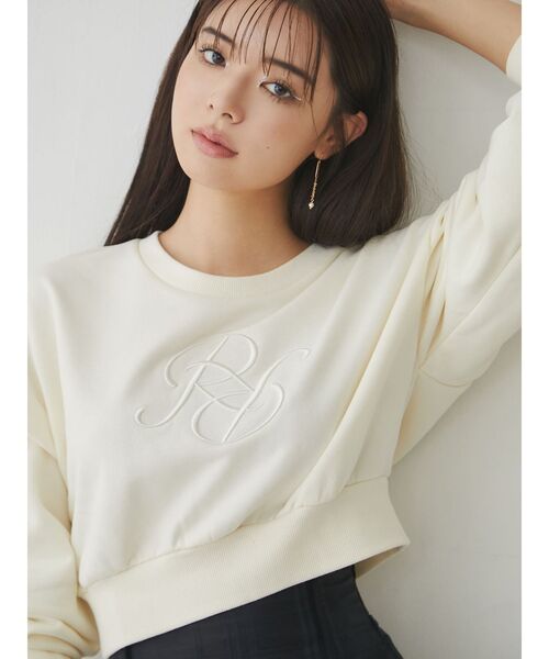 RESEXXY（リゼクシー）の「エンブロイダリーロゴスウェット（スウェット・レディース・ホワイト/ブラック/オレンジ・FREE）」の20枚目の写真