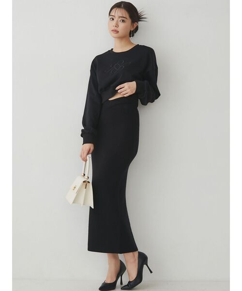 RESEXXY（リゼクシー）の「エンブロイダリーロゴスウェット（スウェット・レディース・ホワイト/ブラック/オレンジ・FREE）」の14枚目の写真