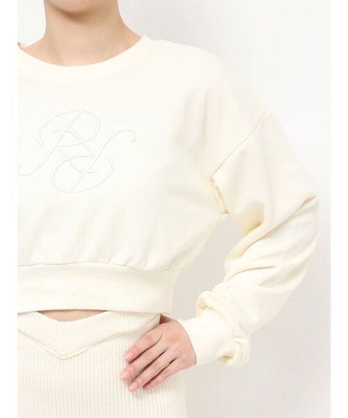 RESEXXY（リゼクシー）の「エンブロイダリーロゴスウェット（スウェット・レディース・ホワイト/ブラック/オレンジ・FREE）」の15枚目の写真