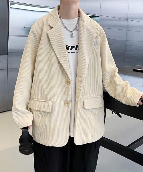 セール】コーデュロイカジュアルジャケット（テーラードジャケット