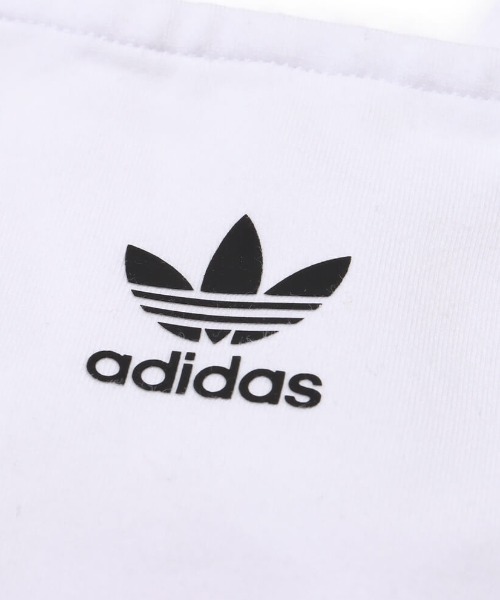 adidas(アディダス)の「adidas 3 S CROP TOP / アディダス スリーストライプス クロップ トップ(キャミソール・レディース・ホワイト・M/S/L)」の4枚目の写真