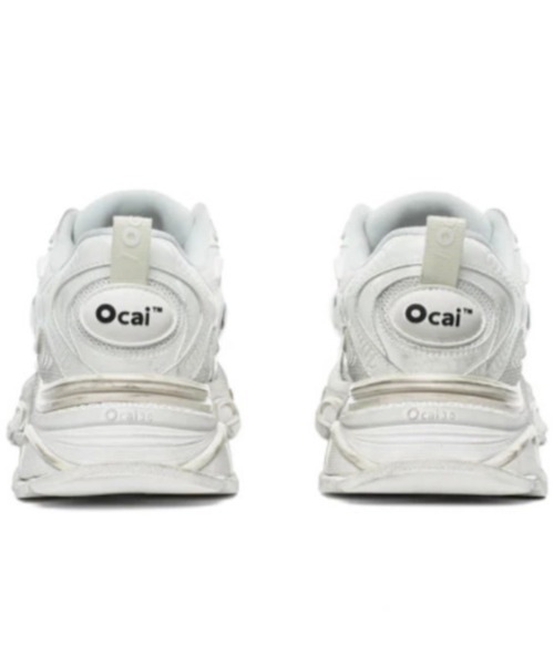 Ocai(オカイ)の「ストリートファッション Ocai オカイ RUN TECH ランテック ボリュームスニーカー 厚底スニーカー シューズ 靴 運動靴 テック系 ダッドスニーカー ローカットスニーカー 厚底シューズ 韓国ファッション 韓国ストリート(スニーカー・メンズ・ホワイト/ブラック/シルバー・27.0cm/24.5㎝/26.0cm/27.5cm/25.0cm/26.5cm/28.0cm/25.5cm)」の12枚目の写真