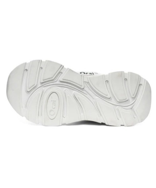 Ocai(オカイ)の「ストリートファッション Ocai オカイ RUN TECH ランテック ボリュームスニーカー 厚底スニーカー シューズ 靴 運動靴 テック系 ダッドスニーカー ローカットスニーカー 厚底シューズ 韓国ファッション 韓国ストリート(スニーカー・メンズ・ホワイト/ブラック/シルバー・27.0cm/24.5㎝/26.0cm/27.5cm/25.0cm/26.5cm/28.0cm/25.5cm)」の13枚目の写真