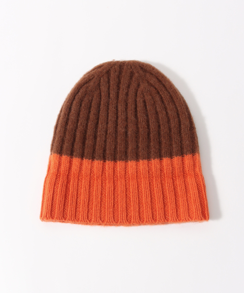 EDIFICE(エディフィス)の「【Le Bonnet / ル ボネ】Two Tone Beanie(ニットキャップ/ビーニー・メンズ・ブラウン・FREE)」の8枚目の写真
