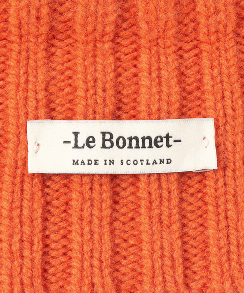 EDIFICE(エディフィス)の「【Le Bonnet / ル ボネ】Two Tone Beanie(ニットキャップ/ビーニー・メンズ・ブラウン・FREE)」の6枚目の写真