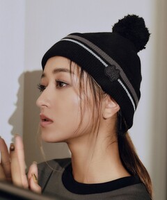 Cycle/サイクル 】DRAW CODE MOHAIR KNIT CAP/ドローコードモヘア
