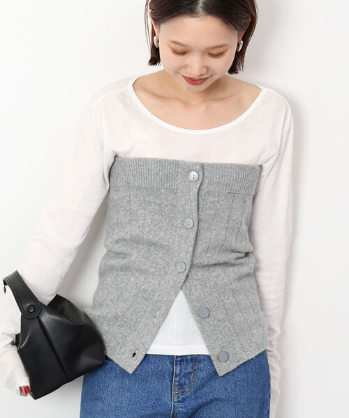 SLOBE IENA（スローブイエナ）の「ニットビスチェ（ニット