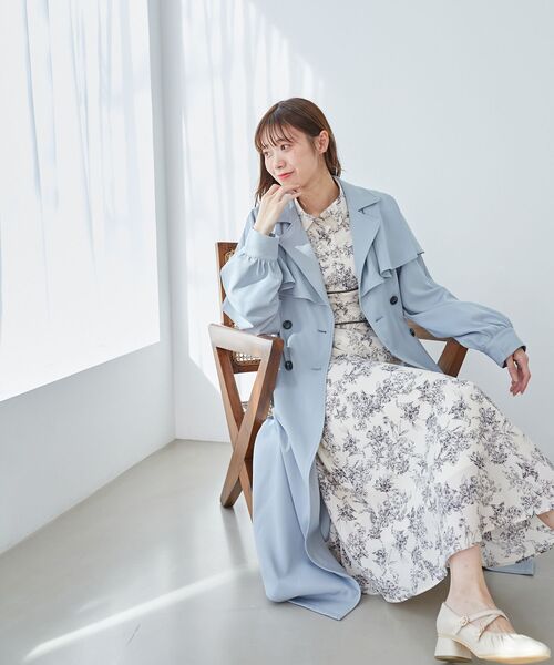 MAJESTIC LEGON（マジェスティックレゴン）の「バックレースアップ花柄