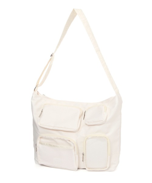 tiny tiny（ティニーティニー）の「フルコンボショルダーバッグ[tiny tiny(ティニーティニー)]（ショルダーバッグ・レディース・ブラック/アイボリー・0）」の2枚目の写真