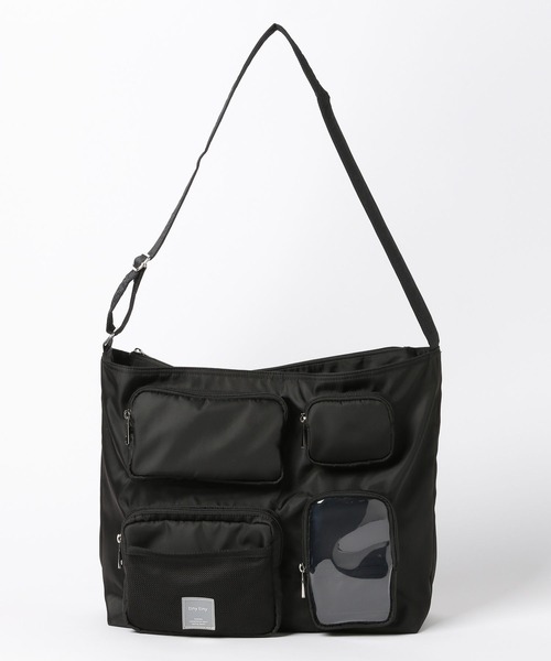 tiny tiny（ティニーティニー）の「フルコンボショルダーバッグ[tiny tiny(ティニーティニー)]（ショルダーバッグ・レディース・ブラック/アイボリー・0）」の7枚目の写真