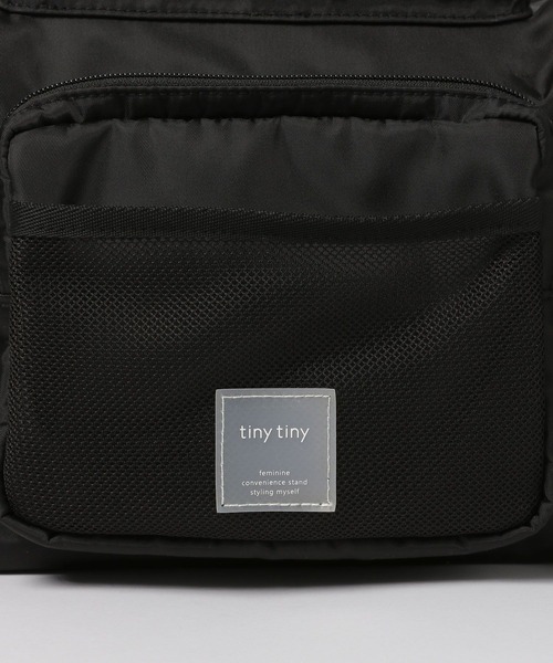 tiny tiny（ティニーティニー）の「フルコンボショルダーバッグ[tiny tiny(ティニーティニー)]（ショルダーバッグ・レディース・ブラック/アイボリー・0）」の20枚目の写真