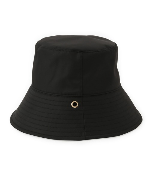 VIS（ビス）の「【吸水速乾】チェーン付つば広バケットハット（ハット・レディース・キナリ/ブラック・FREE）」の5枚目の写真