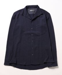 HIDEAWAYS NICOLE | リップル3Dサッカーシャツ(シャツ/ブラウス)