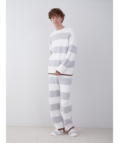 'ジェラートピケ ジェラート'トリムボーダープルオーバー & レギンス　セット gelato pique（ジェラートピケ）の「【HOMME】パウダートリム