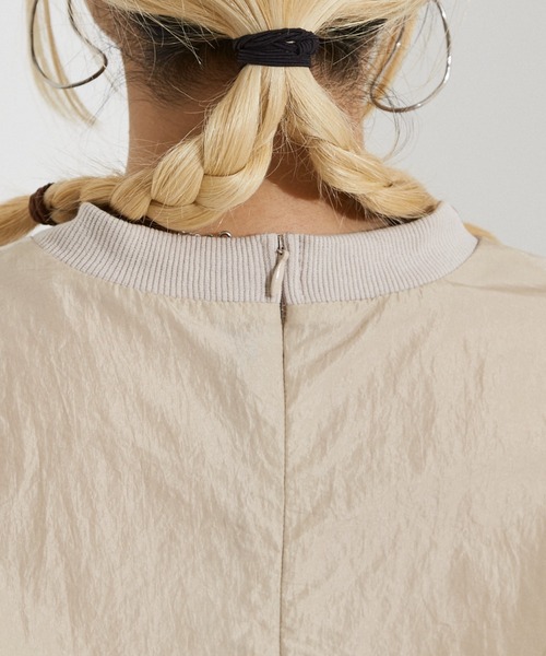 NOMINE（ノミネ）の「袖ボリューム シャツプルオーバー▲NOMINE商品一覧は上のNOMINEタブをクリック▲（シャツ/ブラウス・レディース・ホワイト/グリーン/ブラック/ベージュ/ブラック系その他/スモークピンク/ベージュ系その他/ブルー・フリー）」の16枚目の写真