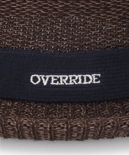 OVERRIDE（オーバーライド）の「OVERRIDE PAPER KNIT FEDORA / オーバーライド（ハット・メンズ・ブラウン/ホワイト/ベージュ/ブラック・62cm/58cm）」の19枚目の写真