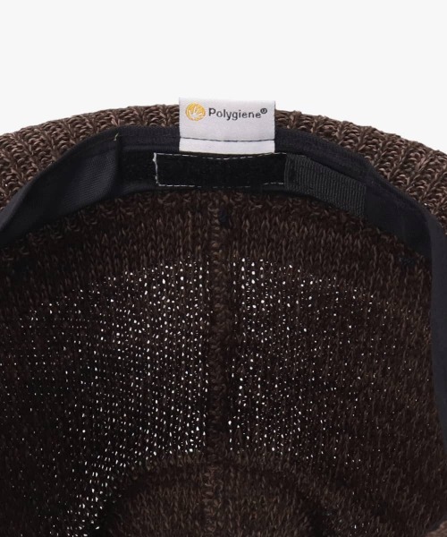 OVERRIDE（オーバーライド）の「OVERRIDE PAPER KNIT FEDORA / オーバーライド（ハット・メンズ・ブラウン/ホワイト/ベージュ/ブラック・62cm/58cm）」の22枚目の写真