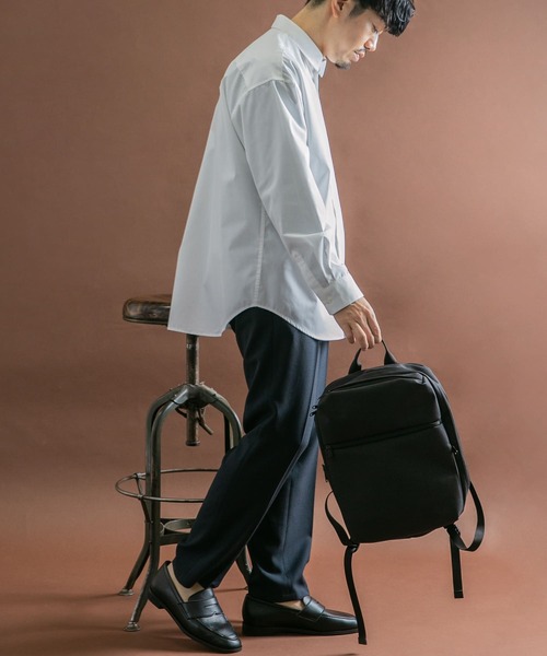 RODE SKO（ロデスコ）の「撥水バックパック M（バックパック/リュック・メンズ・チャコールグレー/ブラック・ONE）」の21枚目の写真