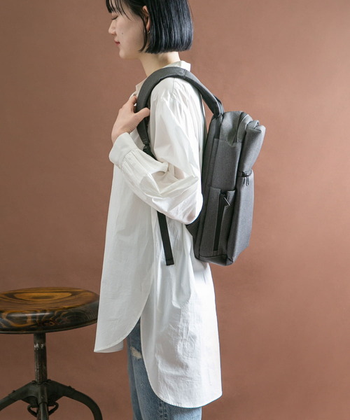 RODE SKO（ロデスコ）の「撥水バックパック M（バックパック/リュック・メンズ・チャコールグレー/ブラック・ONE）」の15枚目の写真