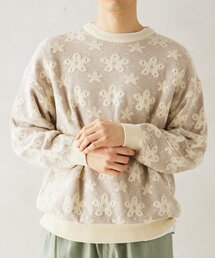 JOURNAL STANDARD relume | CALIFORNIA アモルファス ジャガードクルーネックニット(ニット/セーター)