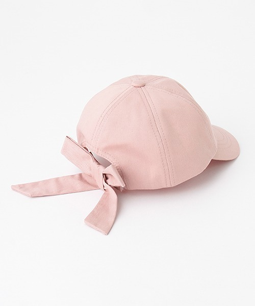 petit main（プティマイン）の「【リンク】バックリボンキャップ(キッズ)（キャップ・キッズ・アイボリー/ライトピンク/ブラック/ネイビー・50cm/52cm/54cm）」の9枚目の写真