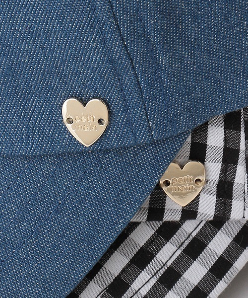 petit main（プティマイン）の「【リンク】バックリボンキャップ(キッズ)（キャップ・キッズ・アイボリー/ライトピンク/ブラック/ネイビー・50cm/52cm/54cm）」の10枚目の写真