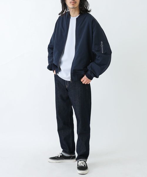 URBAN RESEARCH Sonny Label（アーバンリサーチサニーレーベル）の「ライトMA-1ジャケット（MA-1・メンズ・ブラック/カーキ/ネイビー・MEDIUM/LARGE）」の13枚目の写真