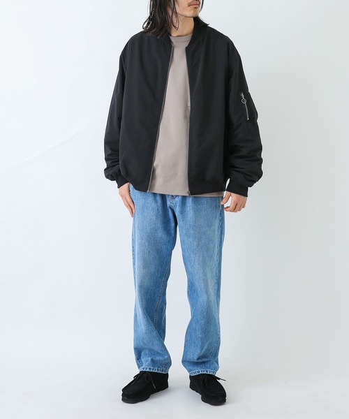 URBAN RESEARCH Sonny Label（アーバンリサーチサニーレーベル）の「ライトMA-1ジャケット（MA-1・メンズ・ブラック/カーキ/ネイビー・MEDIUM/LARGE）」の19枚目の写真