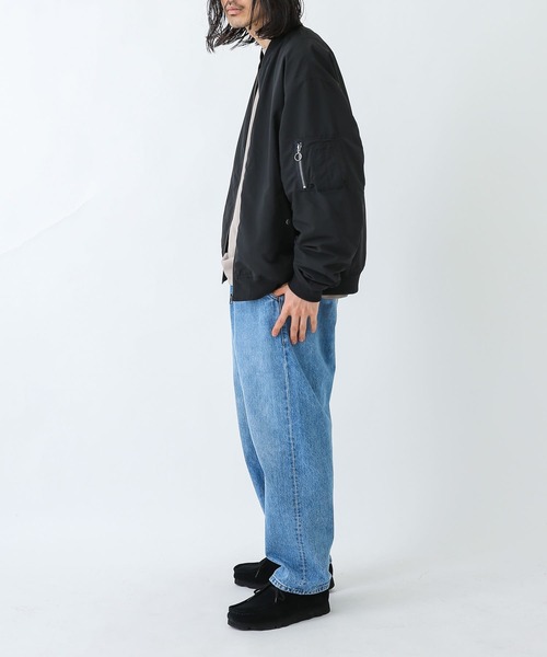 URBAN RESEARCH Sonny Label（アーバンリサーチサニーレーベル）の「ライトMA-1ジャケット（MA-1・メンズ・ブラック/カーキ/ネイビー・MEDIUM/LARGE）」の21枚目の写真