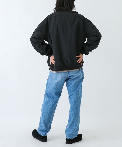 URBAN RESEARCH Sonny Label（アーバンリサーチサニーレーベル）の「ライトMA-1ジャケット（MA-1・メンズ・ブラック/カーキ/ネイビー・MEDIUM/LARGE）」の22枚目の写真