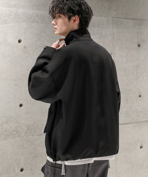 ETELIO（エテリオ）の「2wayビッグシルエットドレープジップジャケット（その他アウター・メンズ・ワイン/ブラック/ネイビー/グレー・S/M/L）」の16枚目の写真