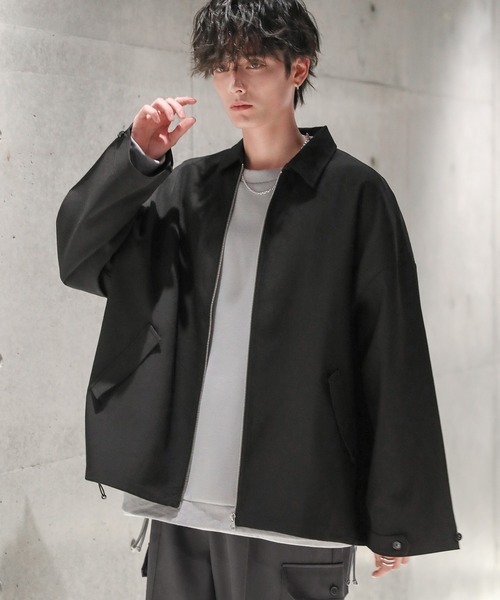 ETELIO（エテリオ）の「2wayビッグシルエットドレープジップジャケット（その他アウター・メンズ・ワイン/ブラック/ネイビー/グレー・S/M/L）」の18枚目の写真