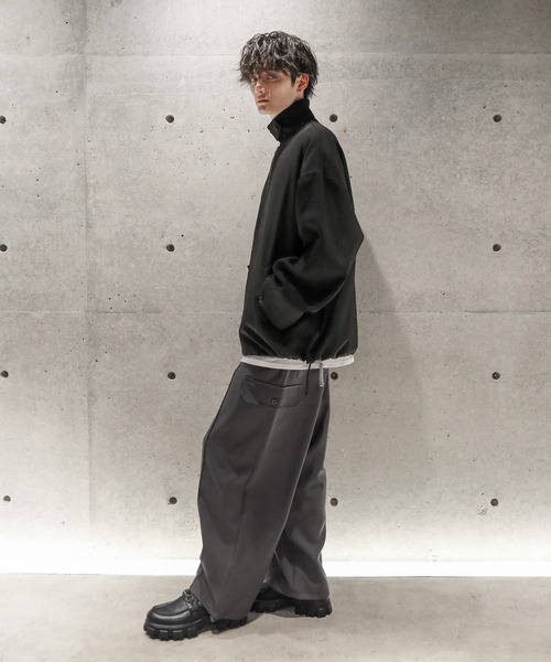 ETELIO（エテリオ）の「2wayビッグシルエットドレープジップジャケット