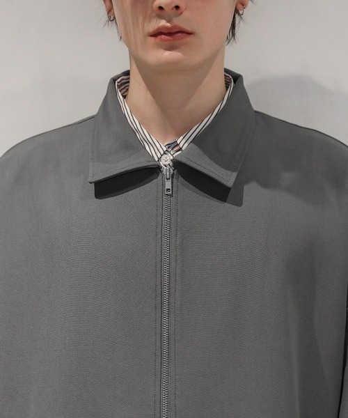 ETELIO（エテリオ）の「2wayビッグシルエットドレープジップジャケット（その他アウター・メンズ・ワイン/ブラック/ネイビー/グレー・S/M/L）」の8枚目の写真