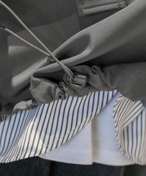 ETELIO（エテリオ）の「2wayビッグシルエットドレープジップジャケット（その他アウター・メンズ・ワイン/ブラック/ネイビー/グレー・S/M/L）」の13枚目の写真