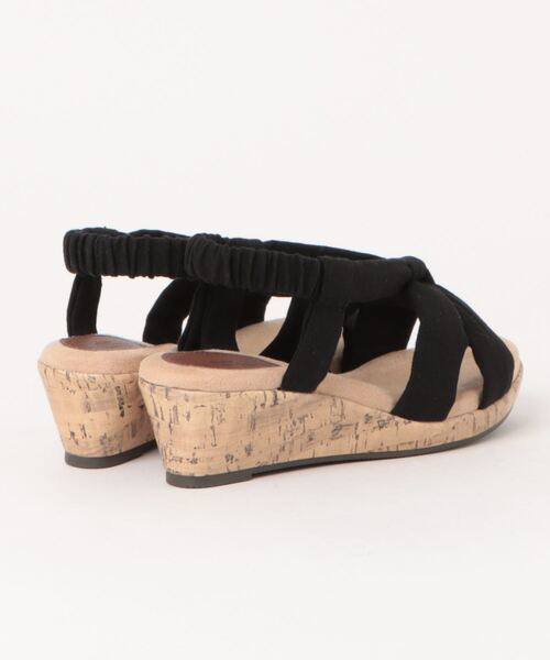 Piedi Nudi(ピエディヌーディ)の「NEW YORK STARS BOBSON 甲ねじり バックバンドウェッジサンダル(サンダル・レディース・ベージュ/ネイビー/アイボリー/ブラック・S/M/L/LL)」の5枚目の写真