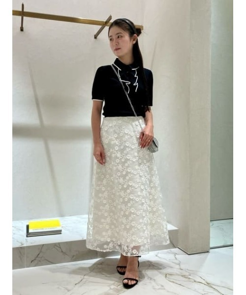 LOULOU WILLOUGHBY ルルウィルビー リブポロニット セール】【LOULOU WILLOUGHBY】リブポロニット（ニット/セーター