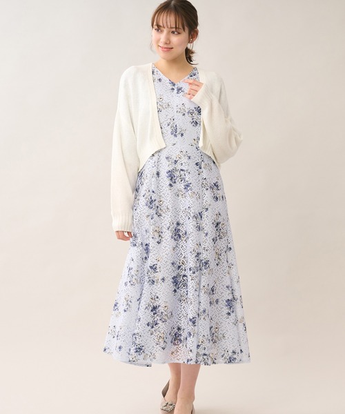 LAISSE PASSE(レッセパッセ)の「ゆるカーディガン(カーディガン/ボレロ・レディース・アイボリー/スモークピンク/ライトグレー・MEDIUM)」の9枚目の写真