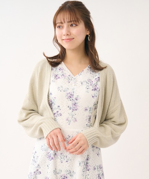 LAISSE PASSE(レッセパッセ)の「ゆるカーディガン(カーディガン/ボレロ・レディース・アイボリー/スモークピンク/ライトグレー・MEDIUM)」の11枚目の写真