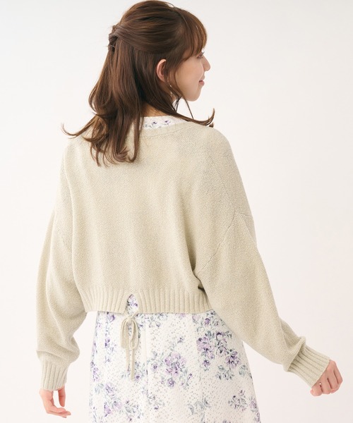 LAISSE PASSE(レッセパッセ)の「ゆるカーディガン(カーディガン/ボレロ・レディース・アイボリー/スモークピンク/ライトグレー・MEDIUM)」の13枚目の写真