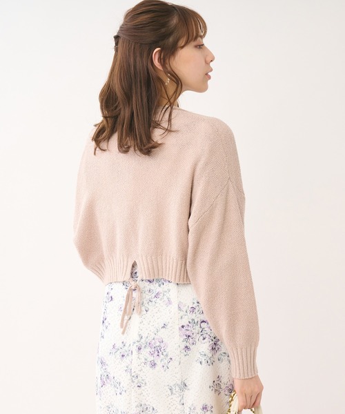 LAISSE PASSE(レッセパッセ)の「ゆるカーディガン(カーディガン/ボレロ・レディース・アイボリー/スモークピンク/ライトグレー・MEDIUM)」の19枚目の写真