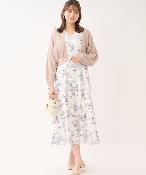 LAISSE PASSE(レッセパッセ)の「ゆるカーディガン(カーディガン/ボレロ・レディース・アイボリー/スモークピンク/ライトグレー・MEDIUM)」の22枚目の写真