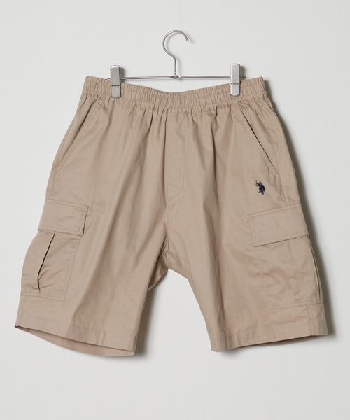 U.S. POLO ASSN.(ユーエスポロアッスン)の「U.S. POLO ASSN./ユーエスポロアッスン カーゴショーツ(カーゴパンツ・メンズ・ブラック/ベージュ/ネイビー/インディゴブルー・LL/M/L)」の1枚目の写真