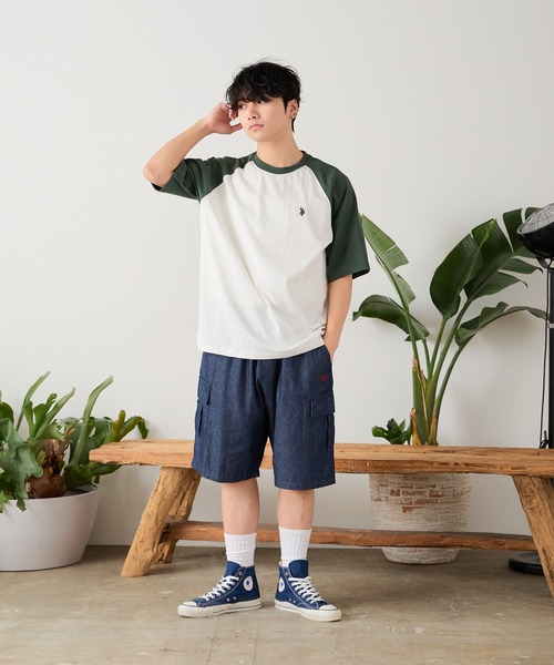 U.S. POLO ASSN.(ユーエスポロアッスン)の「U.S. POLO ASSN./ユーエスポロアッスン カーゴショーツ(カーゴパンツ・メンズ・ブラック/ベージュ/ネイビー/インディゴブルー・LL/M/L)」の11枚目の写真
