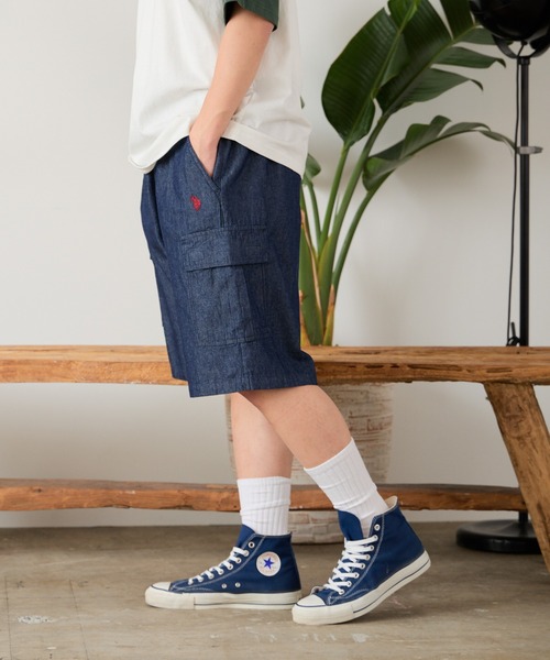 U.S. POLO ASSN.(ユーエスポロアッスン)の「U.S. POLO ASSN./ユーエスポロアッスン カーゴショーツ(カーゴパンツ・メンズ・ブラック/ベージュ/ネイビー/インディゴブルー・LL/M/L)」の10枚目の写真
