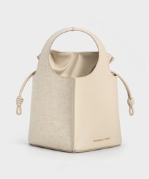 CHARLES & KEITH | Arlys アルリス リネンバケットバッグ(ショルダーバッグ)