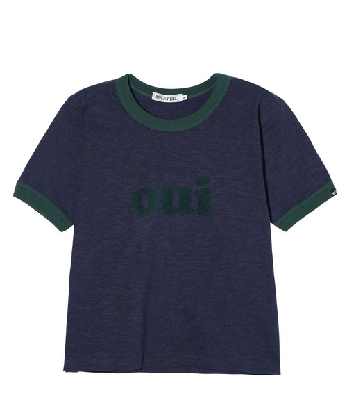 セール】OUI SLAB COMPACT S/S RINGER TEE（Tシャツ/カットソー
